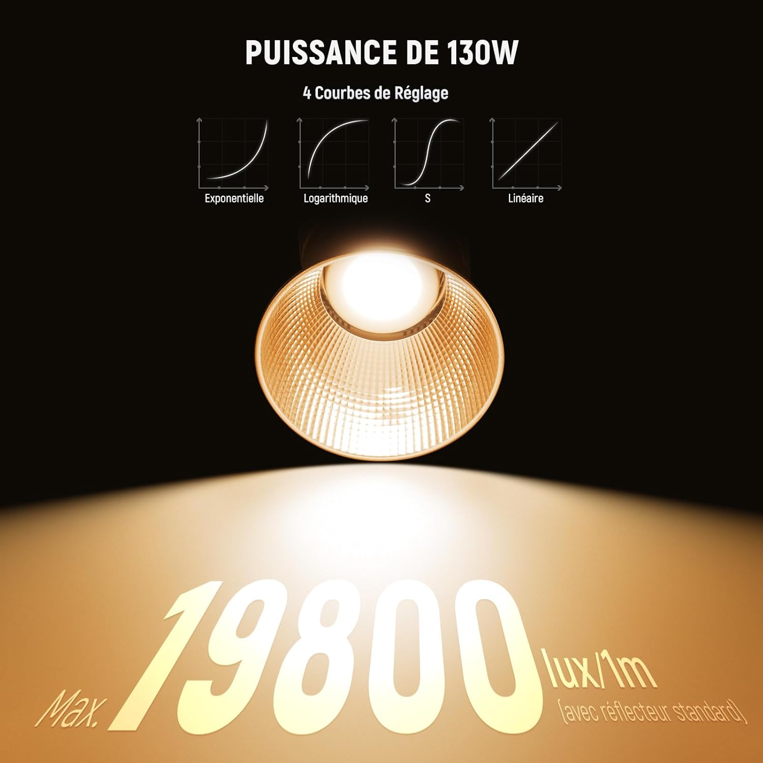 Thumbnail 1 de NEEWER FS150C 130W COB Video Light RGB avec contrôle 2,4G et monture Bowens