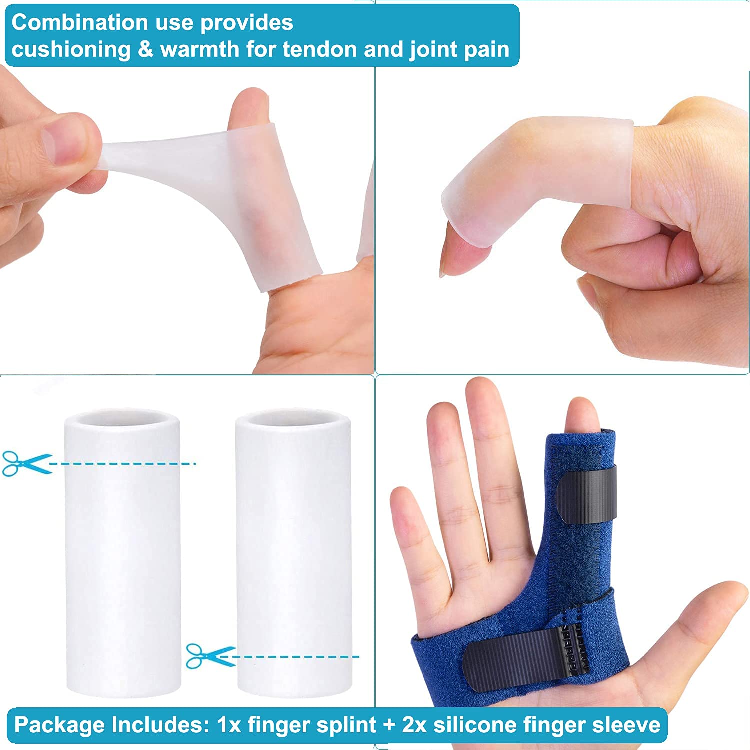 Thumbnail 5 de Sumifun Finger Brace for Hands