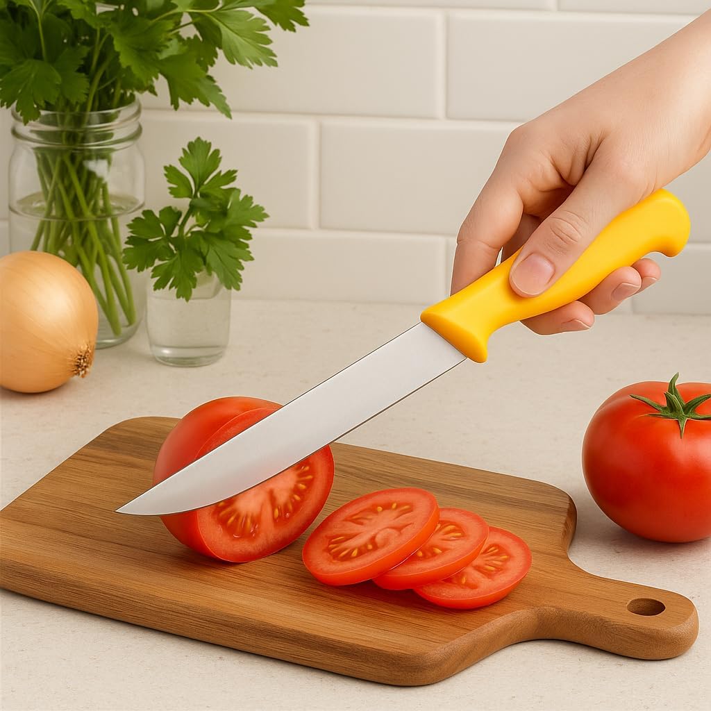 Thumbnail 3 de HOOZ Fleischmesser-Set 8-teilig mit Hackebeil & Wetzstahl (Edelstahl, Ergo-Grip)