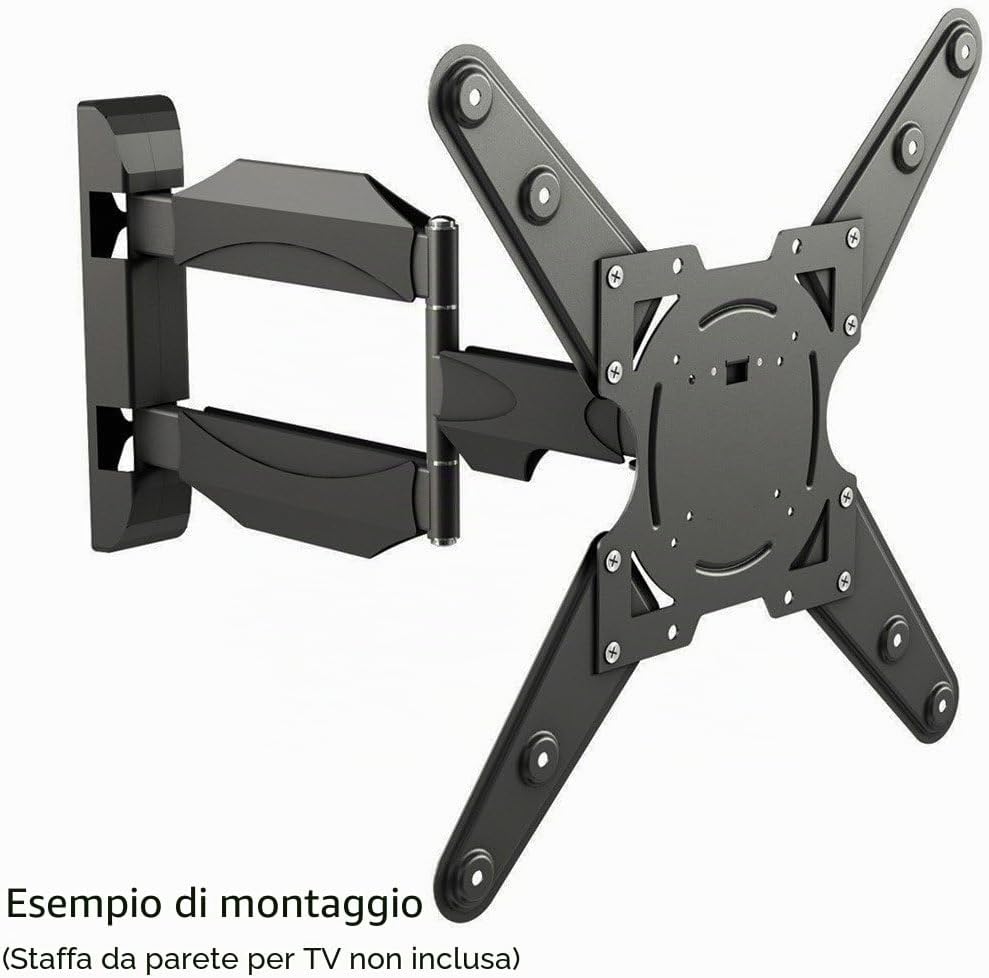 Detalle de RICOO VA0100: Supporto TV da parete orientabile e inclinabile per 32–55 pollici (VESA 200x200/400x400)