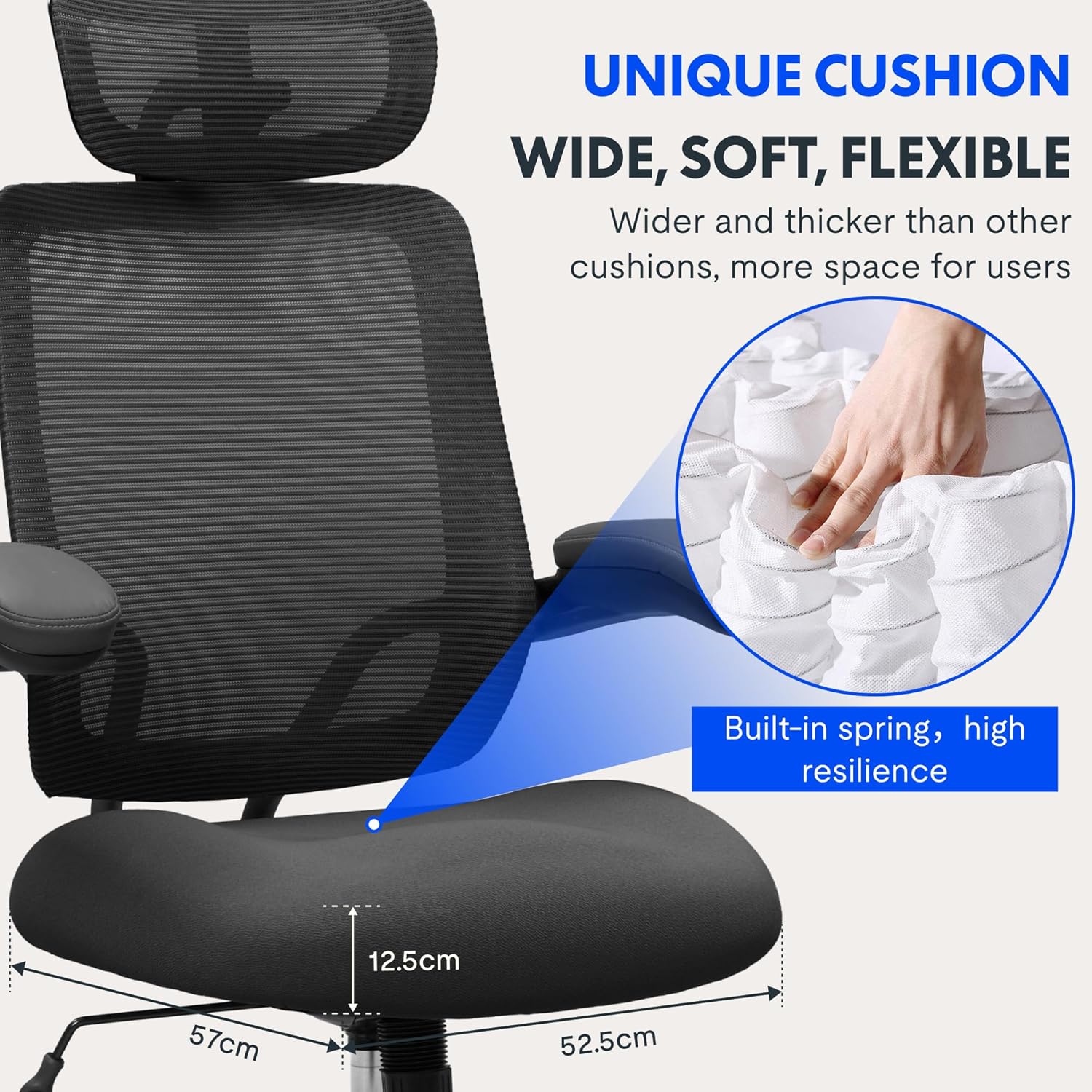 Thumbnail 4 de FLEXISPOT Ergonomic Office Chair 227kg
