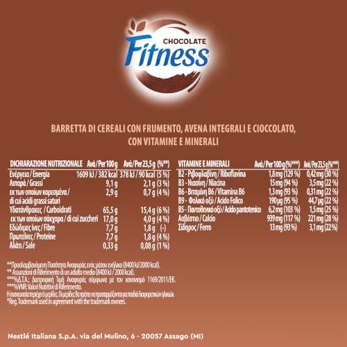 Thumbnail 1 de Fitness Barrette Cereali Integrali al Cioccolato Fondente, 24x23,5 g – 564 g
