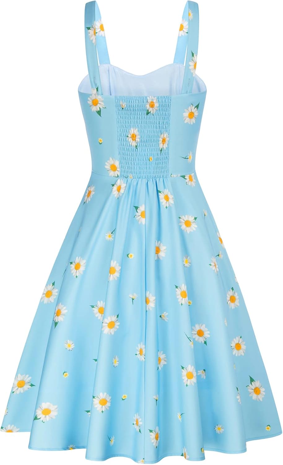 Detalle de Belle Poque Vintage Sleeveless Floral Dress for Women