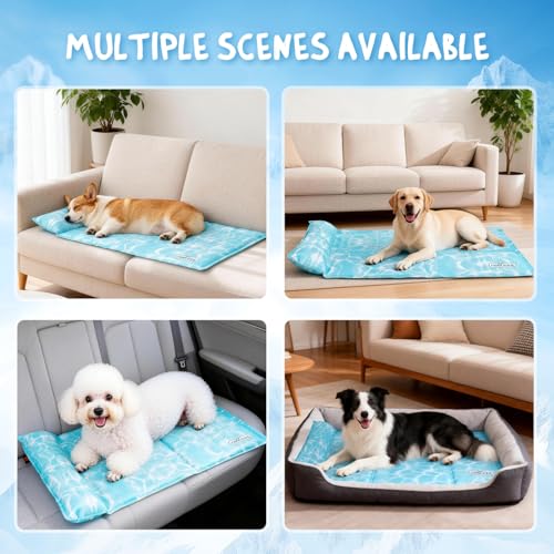 Thumbnail 8 de Nobleza Manta Cama Refrescante para perros y gatos (77x50 cm) con almohada cervical y gel auto-refrigerante