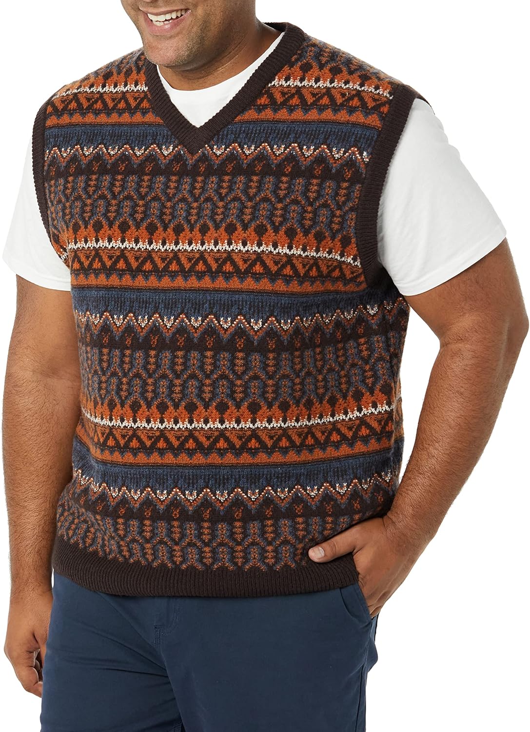 Thumbnail 6 de Amazon Essentials Herren Sweatshirt-Weste aus Lammwolle (Pullover-Weste als Layer)