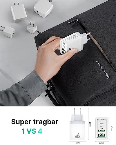 Thumbnail 6 de Aioneus 40W 4-Port USB-C Ladegerät – Kompakt, flexibel und sicher