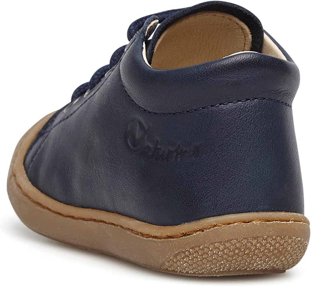 Detalle 2 de Naturino Lauflernschuhe aus Nappaleder – Schnürverschluss, Gummi-Außensohle