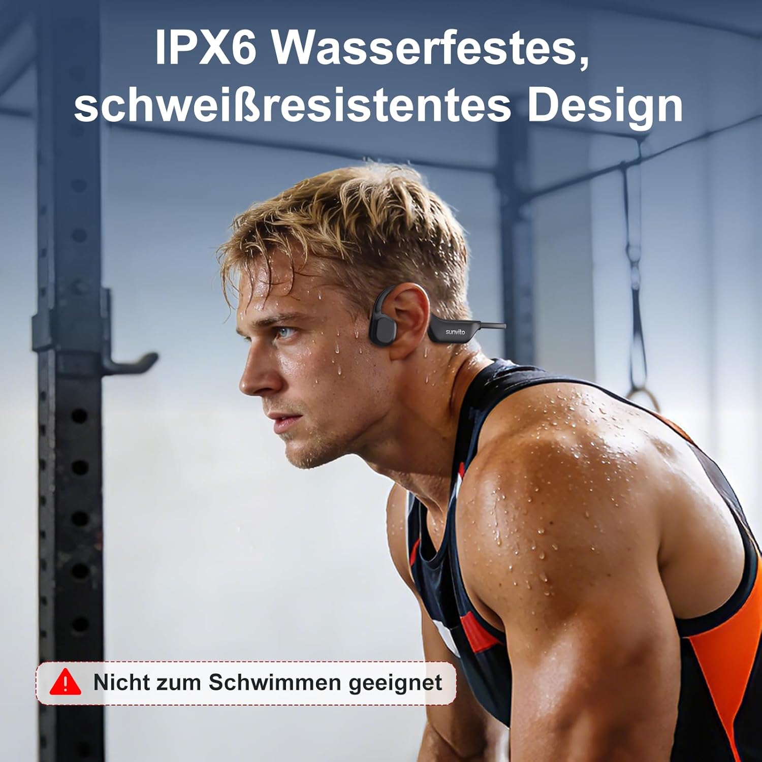 Thumbnail 5 de sunvito Knochenschall Kopfhörer 10 Std