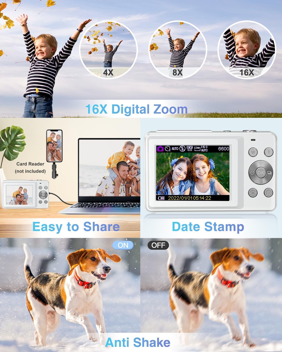 Detalle de Digital Camera with 32GB Card