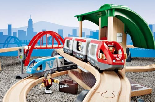 Thumbnail 7 de BRIO World Set Ferrocarril con cambio, madera 🎁