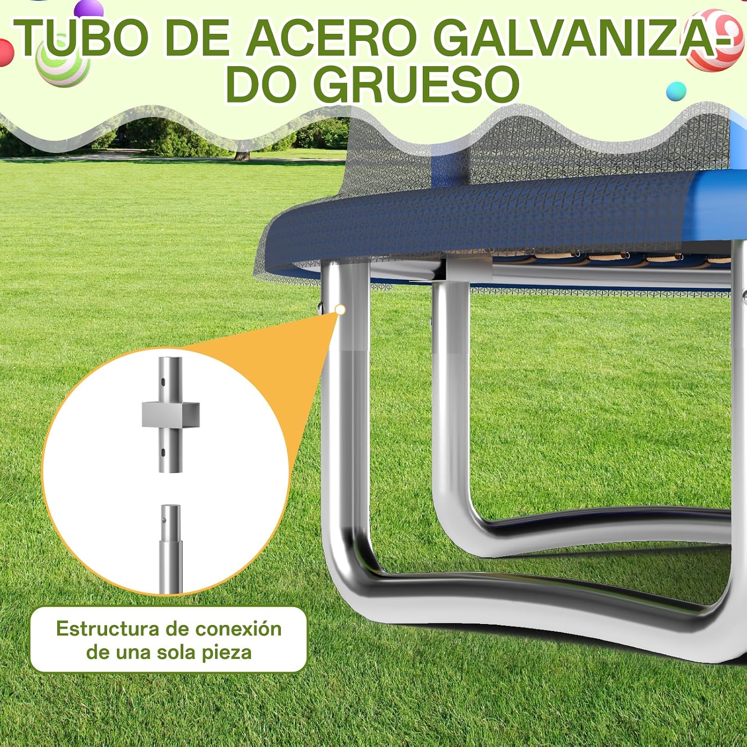 Thumbnail 3 de JUMMICO Trampolín Exterior Ø360 cm