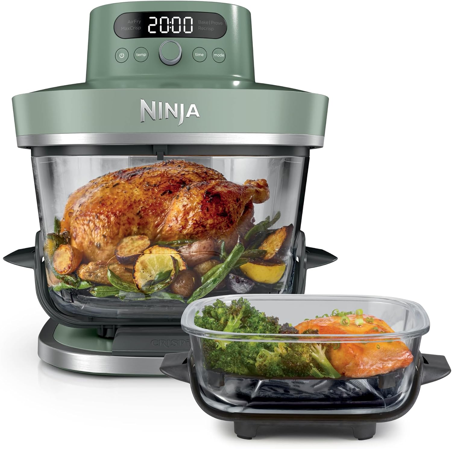Detalle 2 de Ninja CRISPi: Friggitrice ad Aria Portatile, Compatta, Grigio FN101EUGY