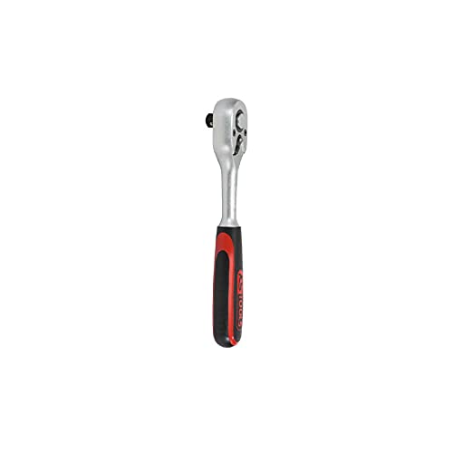 Detalle 2 de KS Tools 922.1590 Cricchetto reversibile 1/4 Ultimate a 72 denti rosso/nero