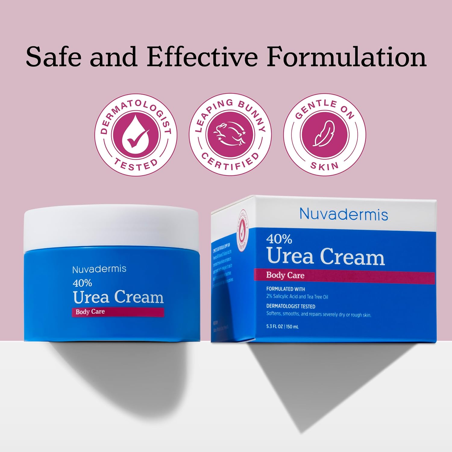 Thumbnail 4 de NUVADERMIS 40% Urea Cream — Intensive Full-Body Moisturizer for Extremely Dry Skin