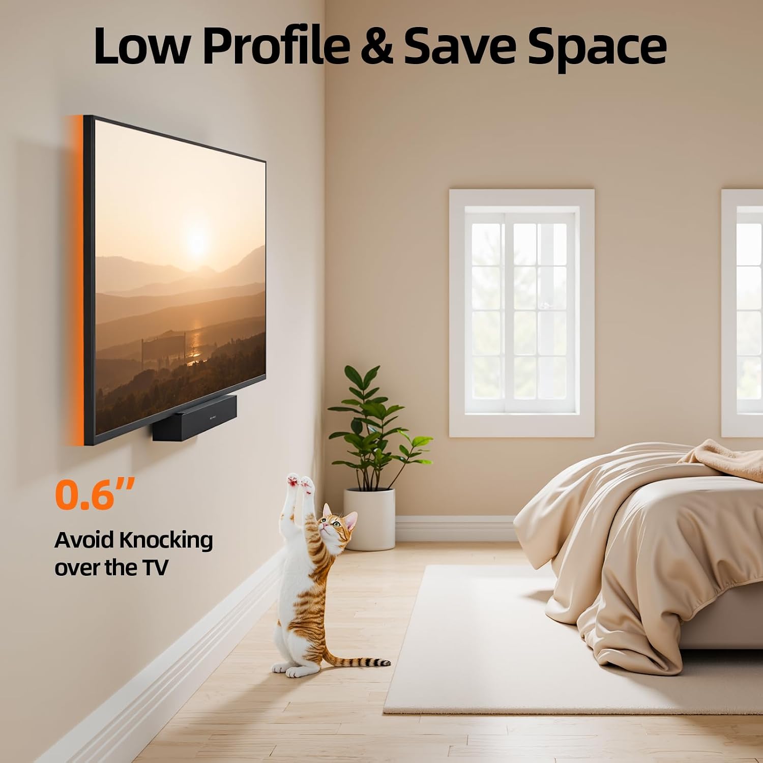 Thumbnail 3 de IWOBOARD 32 40 42 inch Fixed TV Wall Mount
