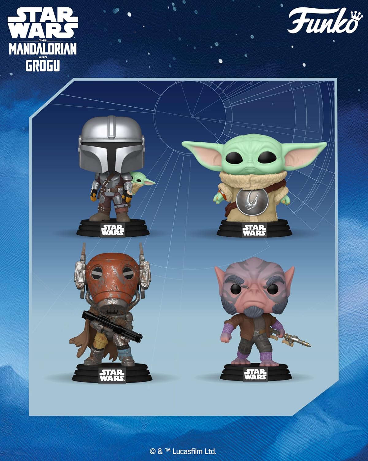 Detalle 2 de Funko Pop! Star Wars: Mandalorian & Grogu - Grogu Collectible Vinyl Figure