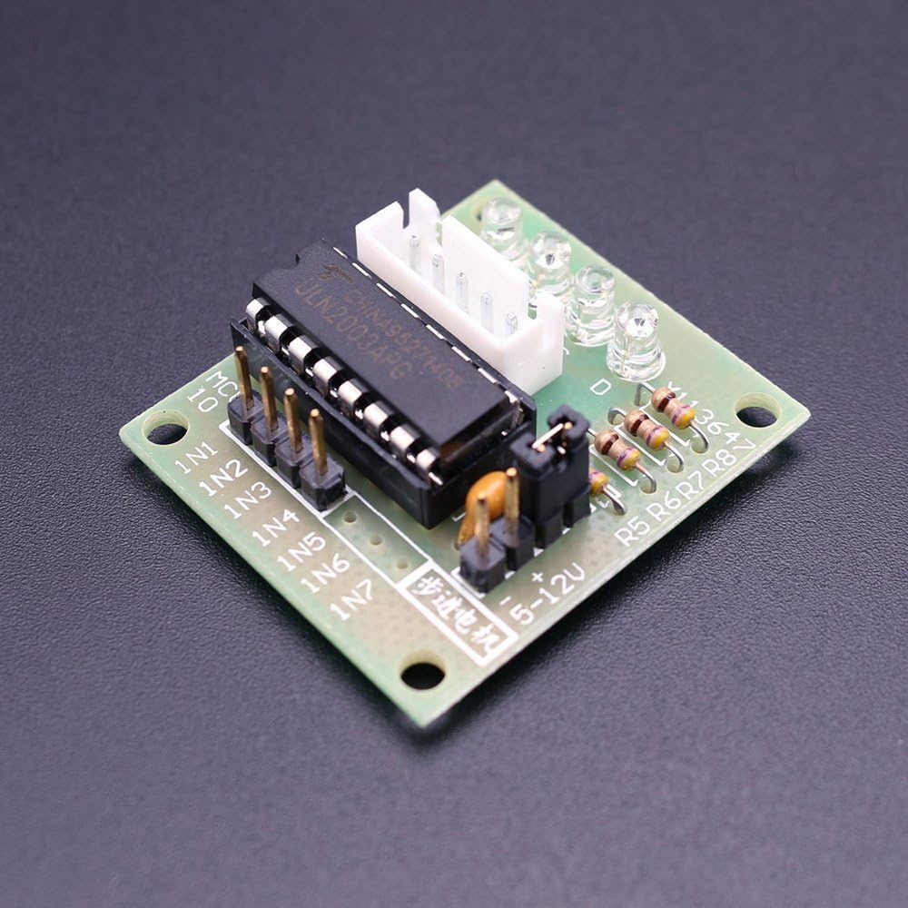 Detalle de ELEGOO Kit Driver Motore Passo-passo 5V 28BYJ-48 ULN2003 – 5 Driver + 5 Motori per Arduino e Raspberry Pi