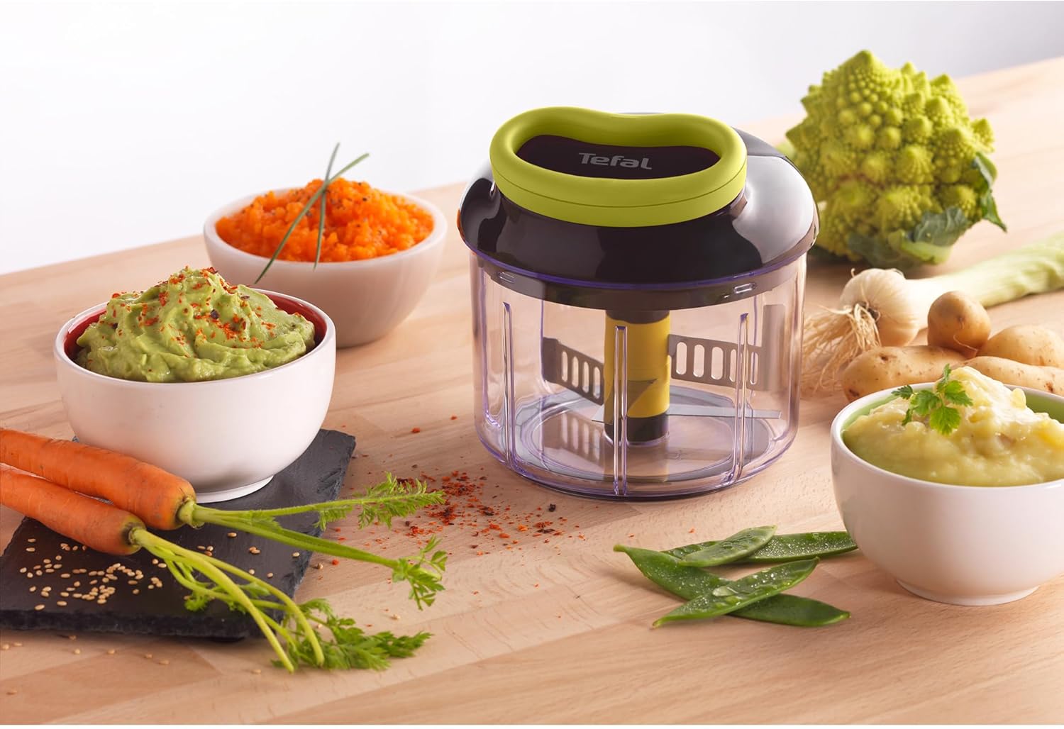 Detalle 2 de Tefal K13210 5‑Sekunden‑Zerkleinerer 900ml