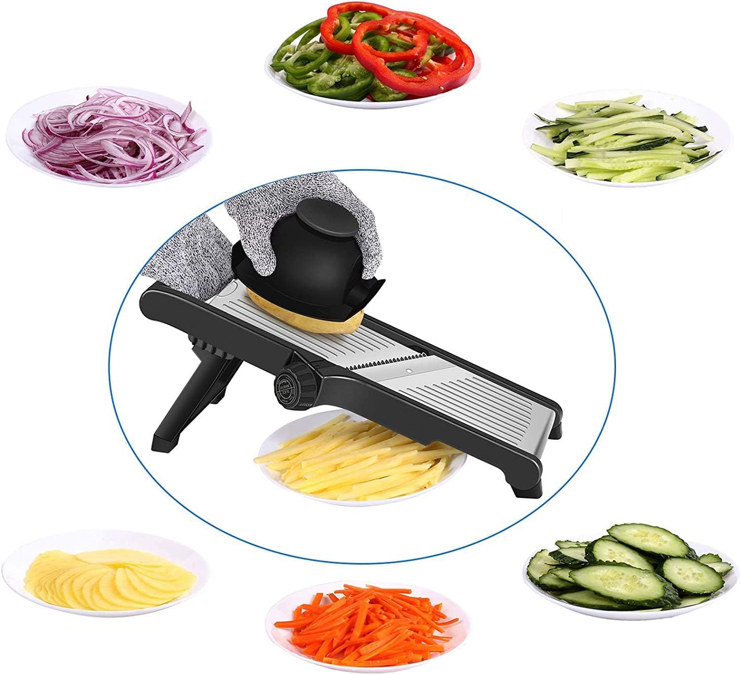 Thumbnail 4 de Mandolina de Cocina Profesional Cortador de Verdura
