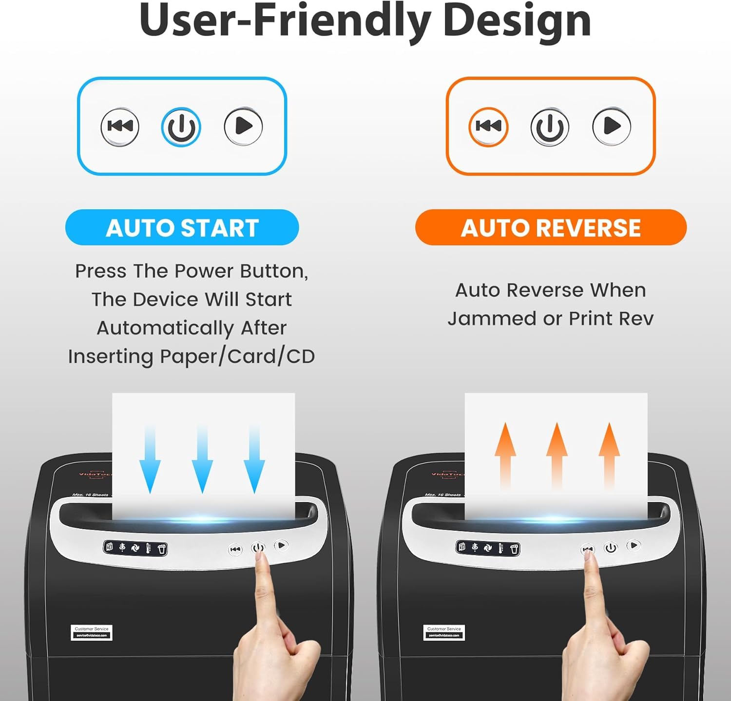 Thumbnail 4 de VidaTeco Mirco-Cut 18‑sheet shredder P‑4 🗑️