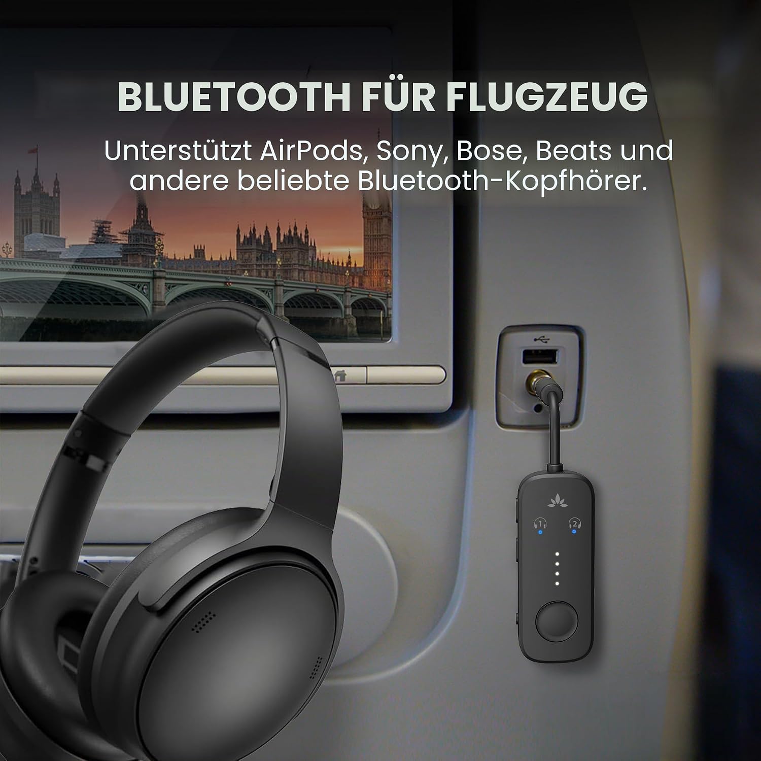 Detalle 2 de Avantree Relay Bluetooth 5.3 Adapter 20 Std