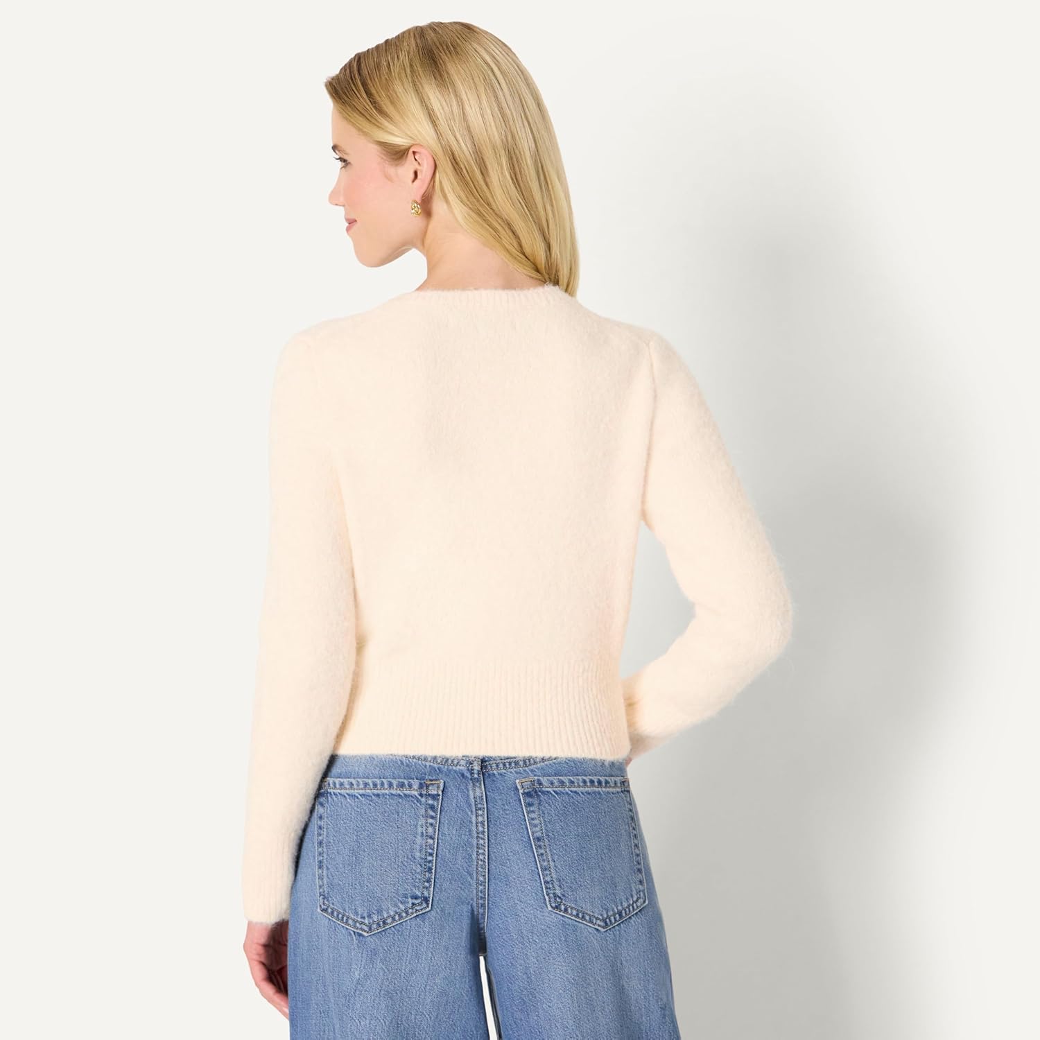 Thumbnail 1 de Amazon Essentials Women’s Regular-Fit Faux Mohair Button-Down Cardigan