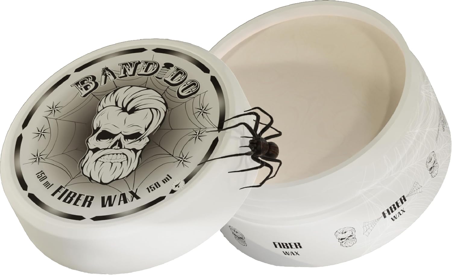 Detalle de Bandido Fiber Wax Maximum Hold 150ml – Cire coiffante à tenue forte et fibre d’araignée