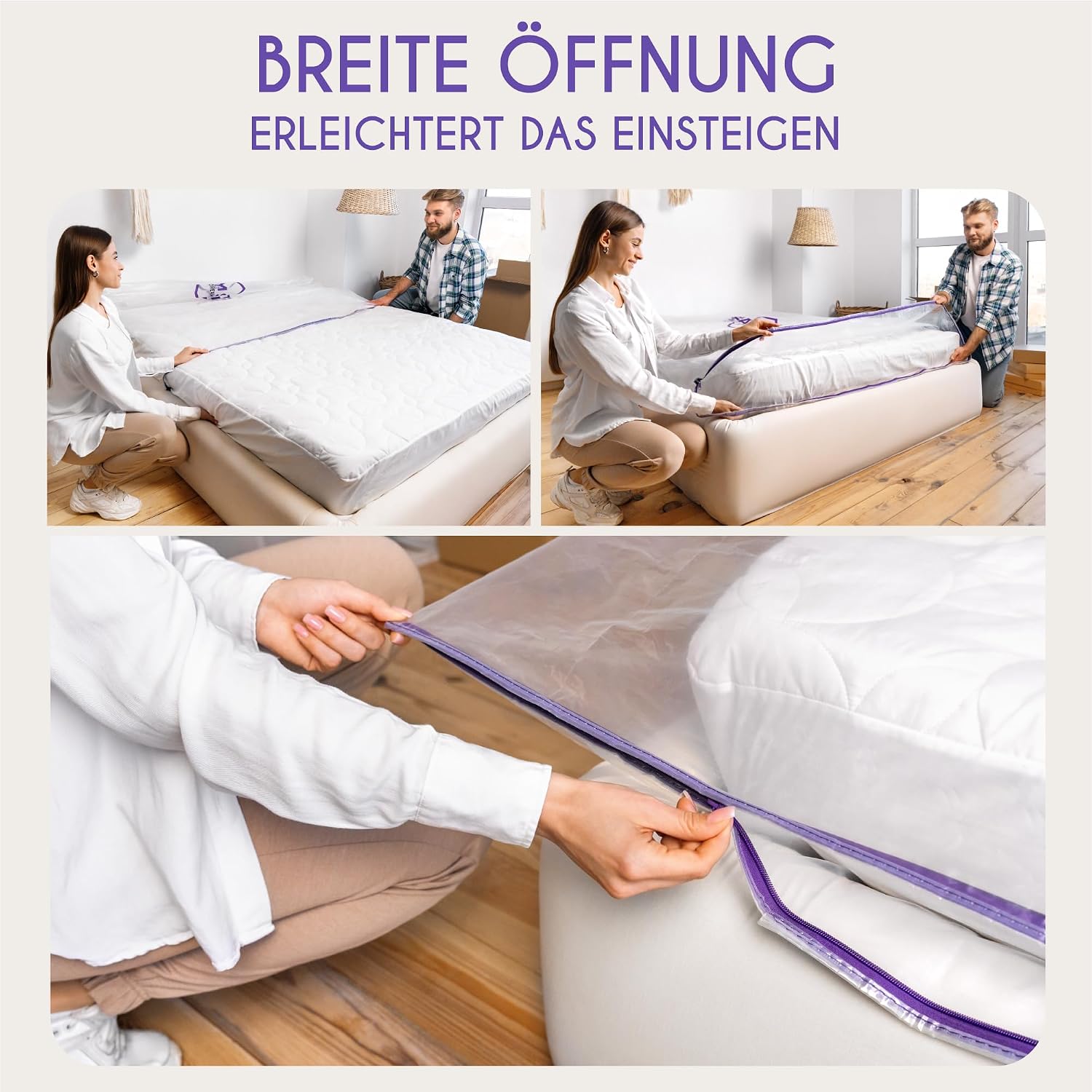 Thumbnail 4 de Dreamzie Matratzenhülle 100x200 cm Kunststoff