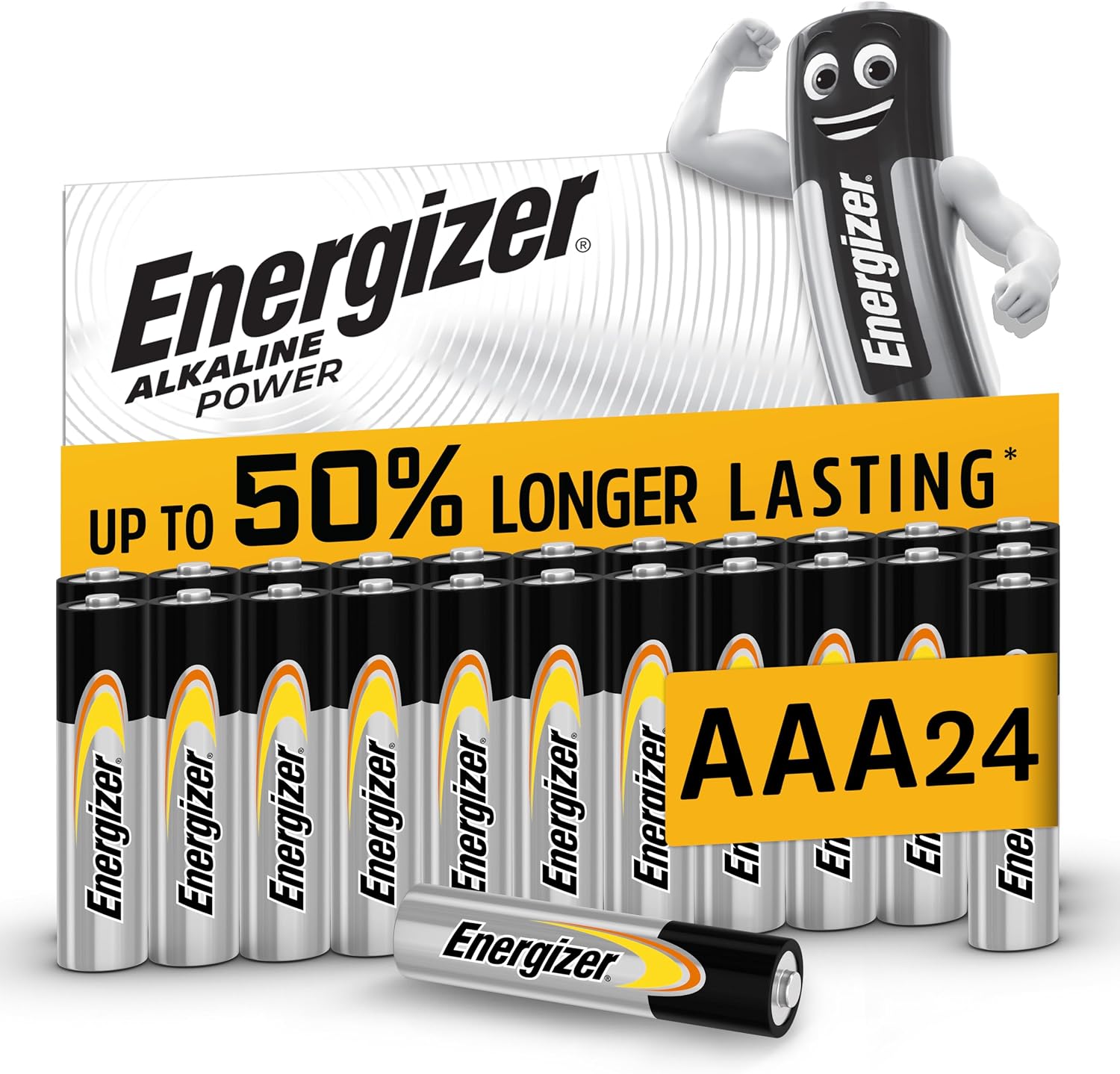 Detalle de Energizer Alkaline Power AAA 24-pack batteries