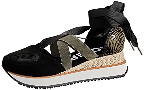Detalle de SETTALA Sneakers negras Tipo Espadrille 1 par