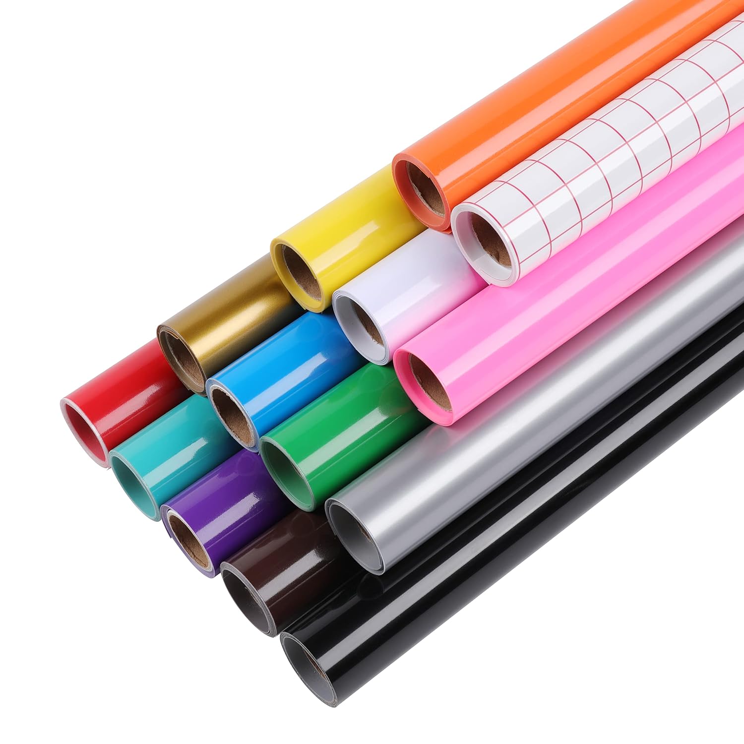 Detalle de HTVRONT Vinylfolie Plotterfolie 14 Rollen 30 cm