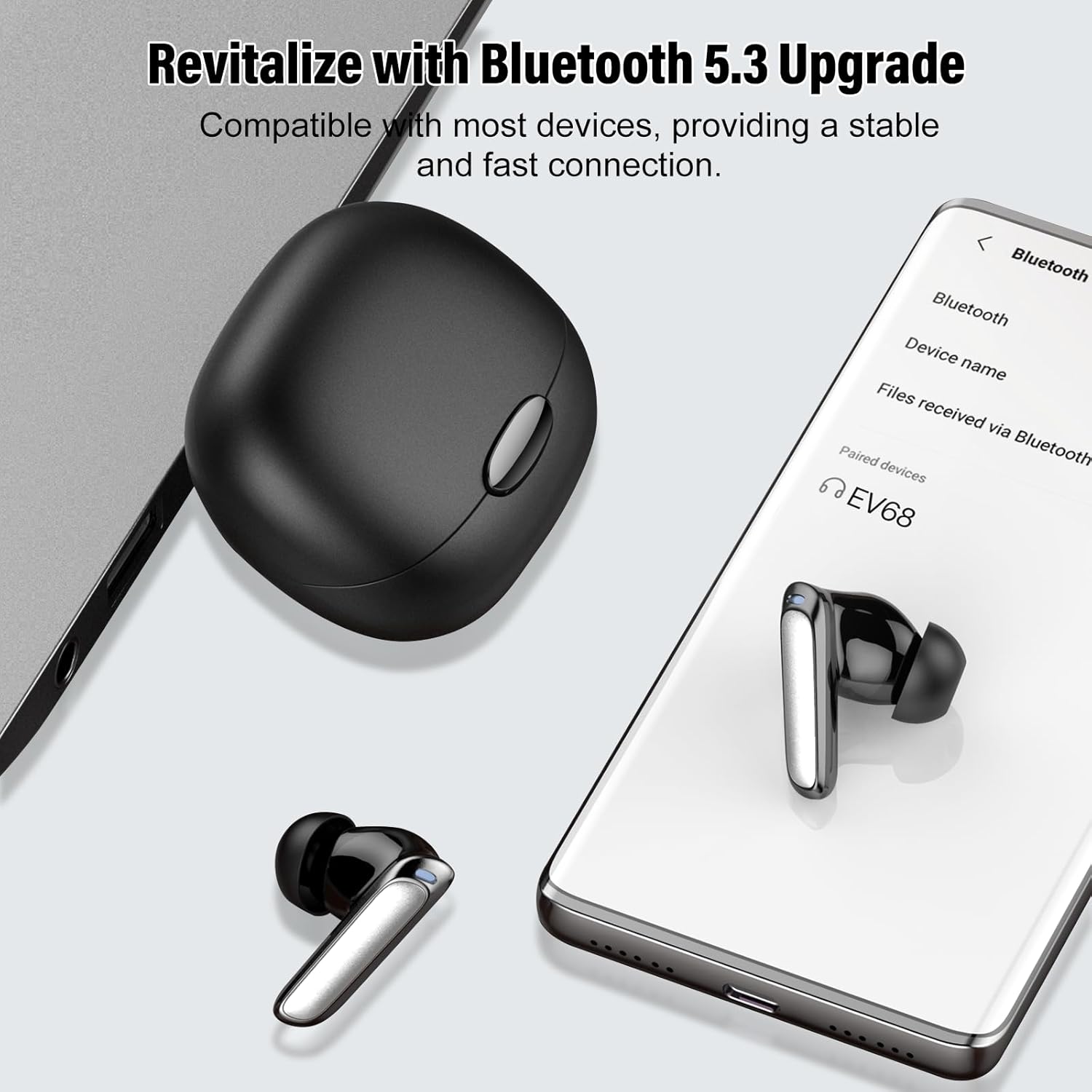 Detalle 2 de AI Language Translation Earbuds: 164 Languages in Real-Time with 3-in-1 Functionality