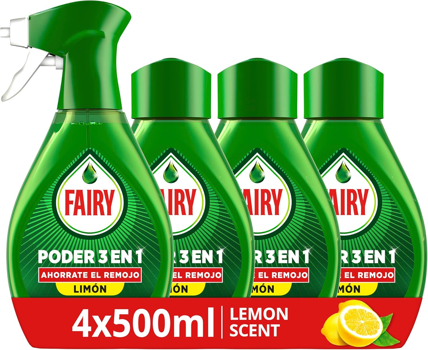 Detalle de Fairy Poder Sin Remojo Limón Spray 2000ml 🍋 Antigrasa