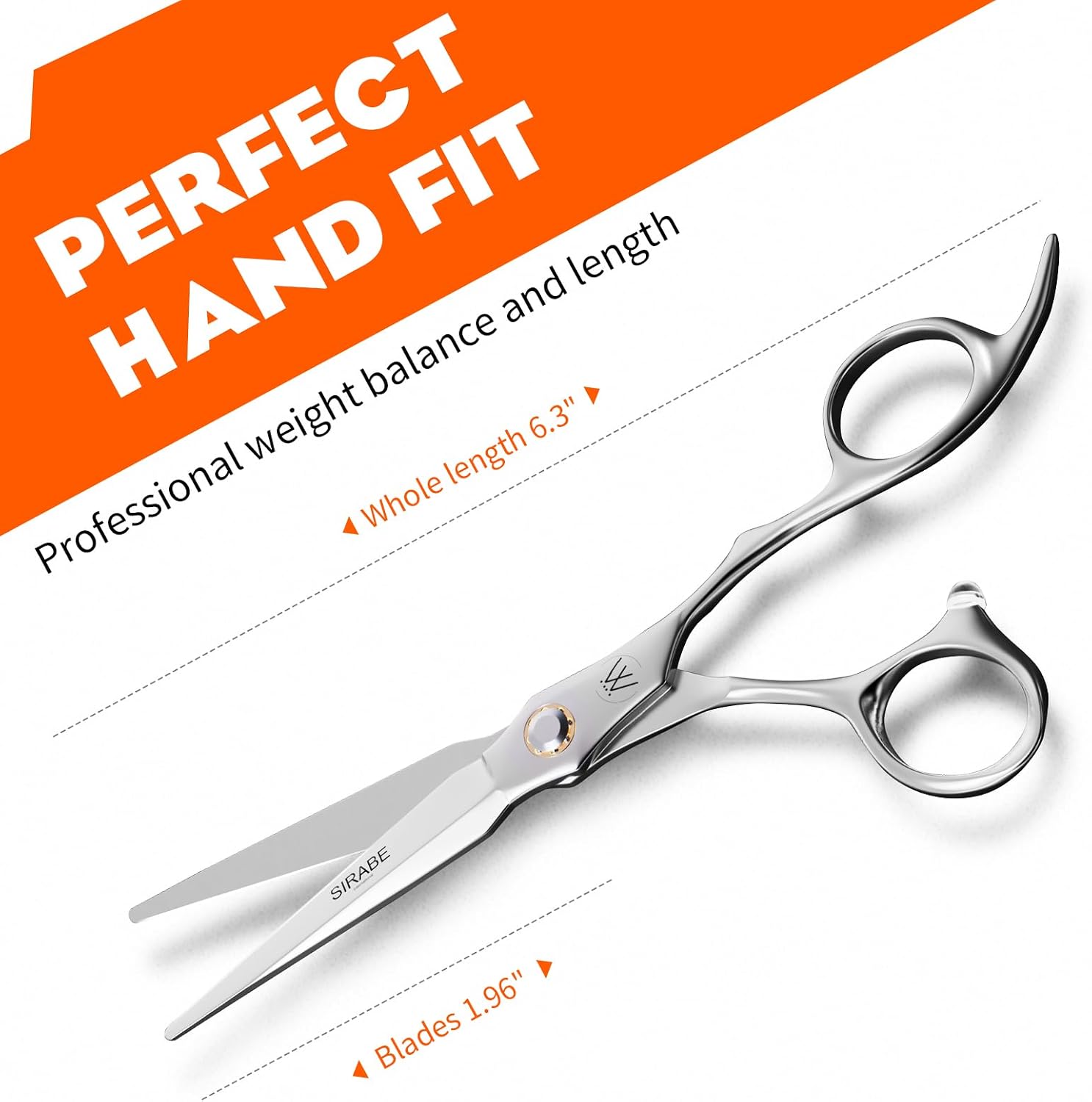 Thumbnail 1 de Sirabe Hair Cutting Scissors, 6.3-Inch