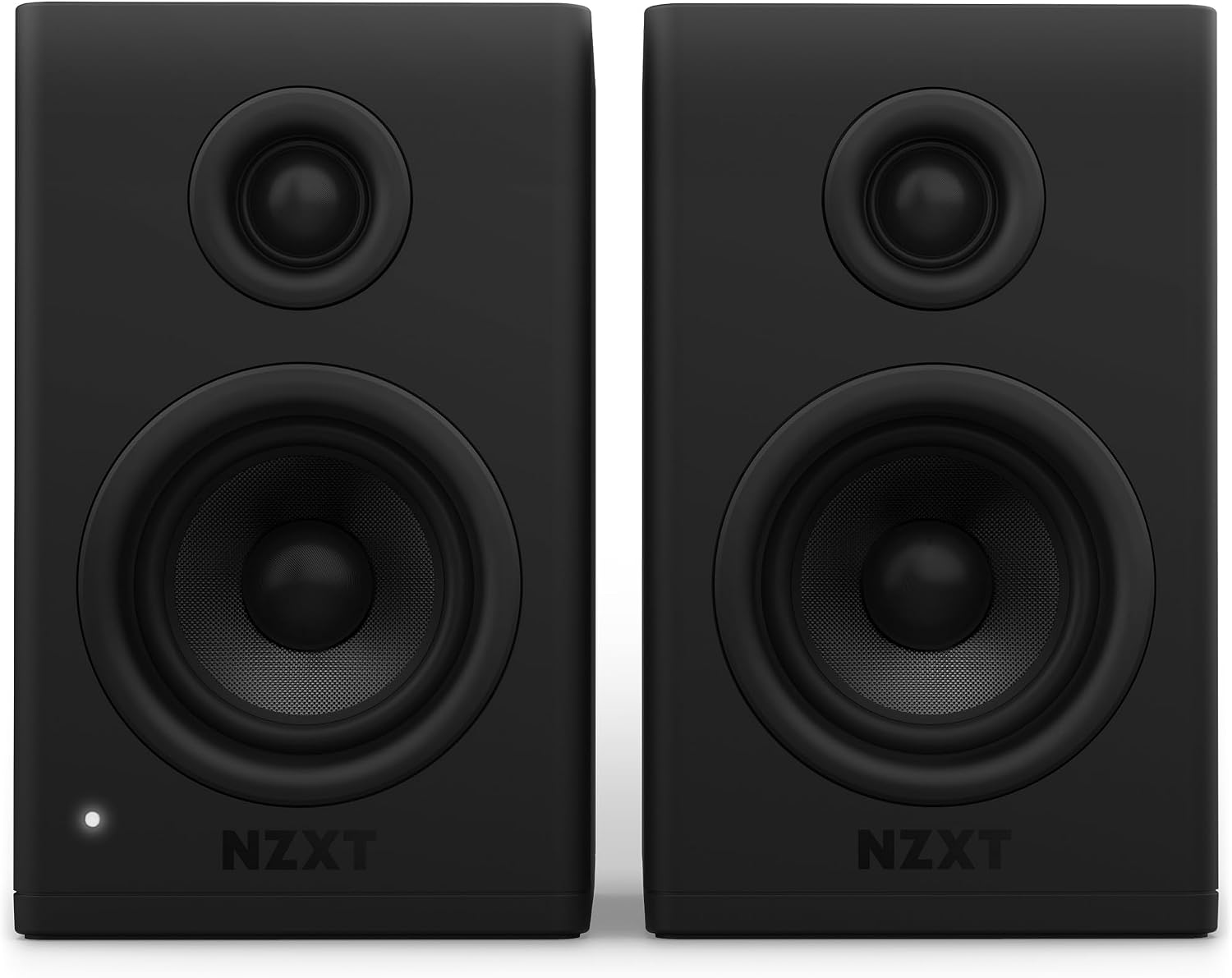 Detalle 2 de NZXT Relay Speakers AP-SPKB2-JP アンプ内蔵PCスピーカー ブラック、MDF筐体・80Wピーク出力