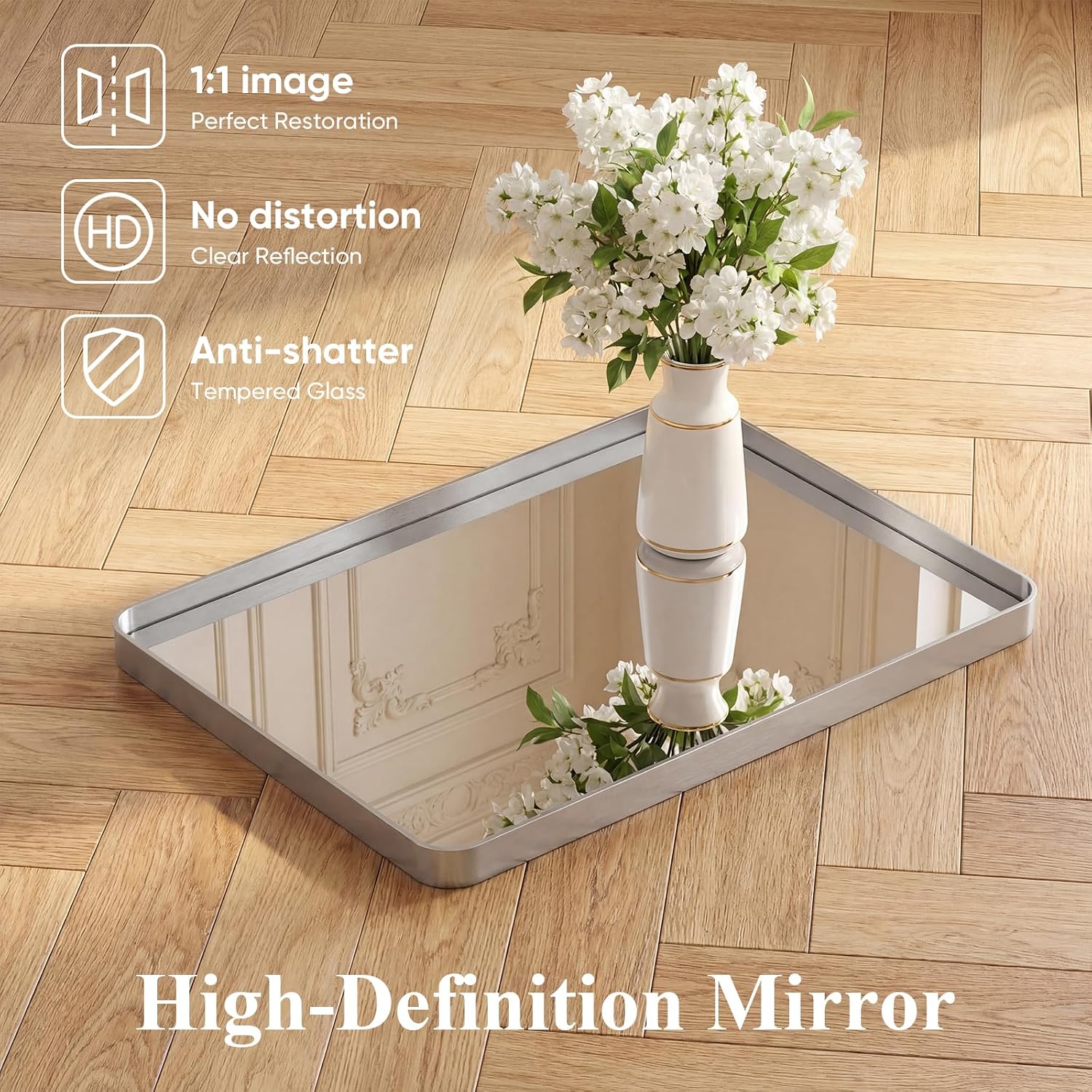 Detalle 2 de Sweetcrispy Bathroom Mirror 48x30 Inch