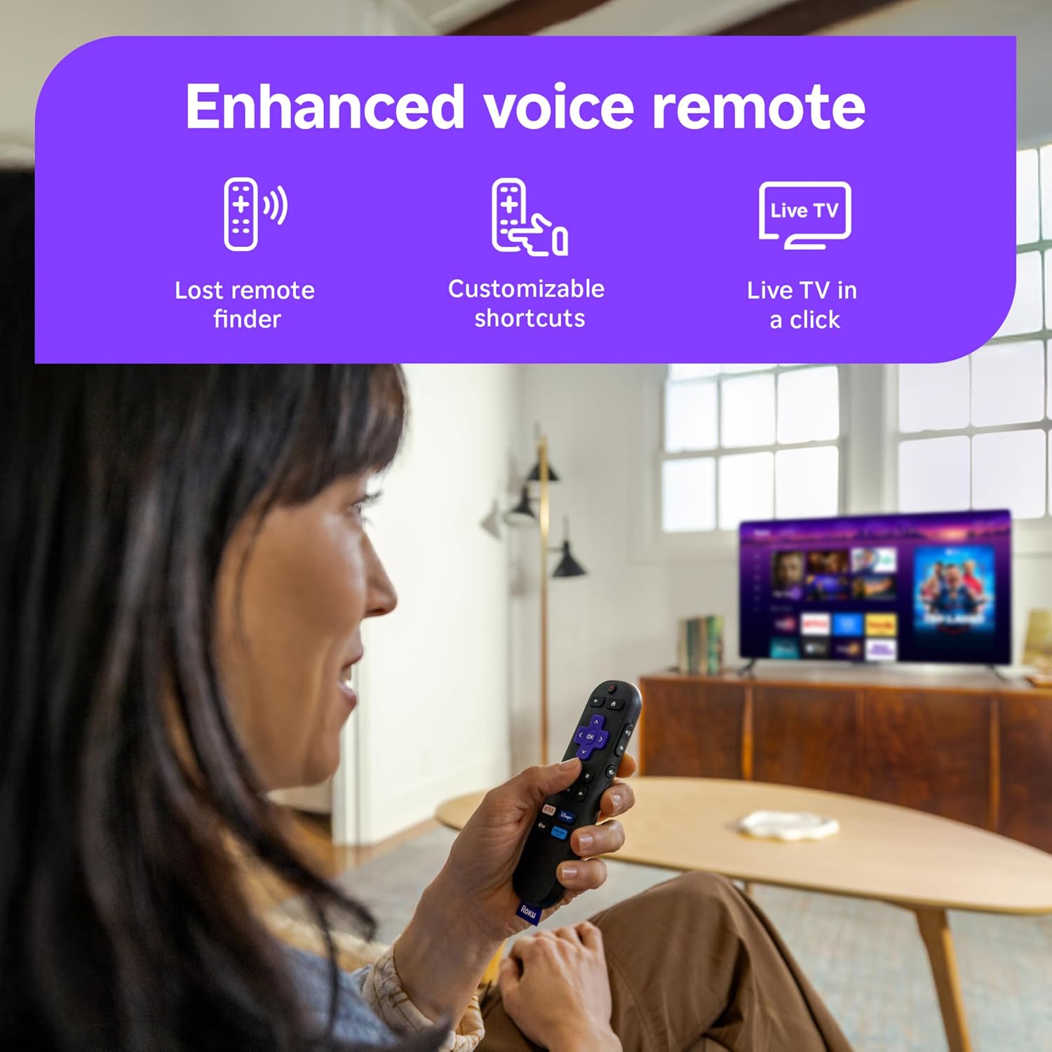 Detalle 1 de Roku QLED Smart TV 50-Inch
