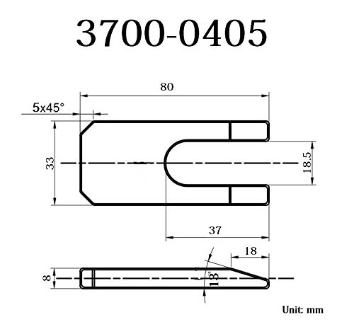 Detalle de HHIP 3700-0405 JT6・JT33対応 ドリルチャック取り外しウェッジセット 2個組