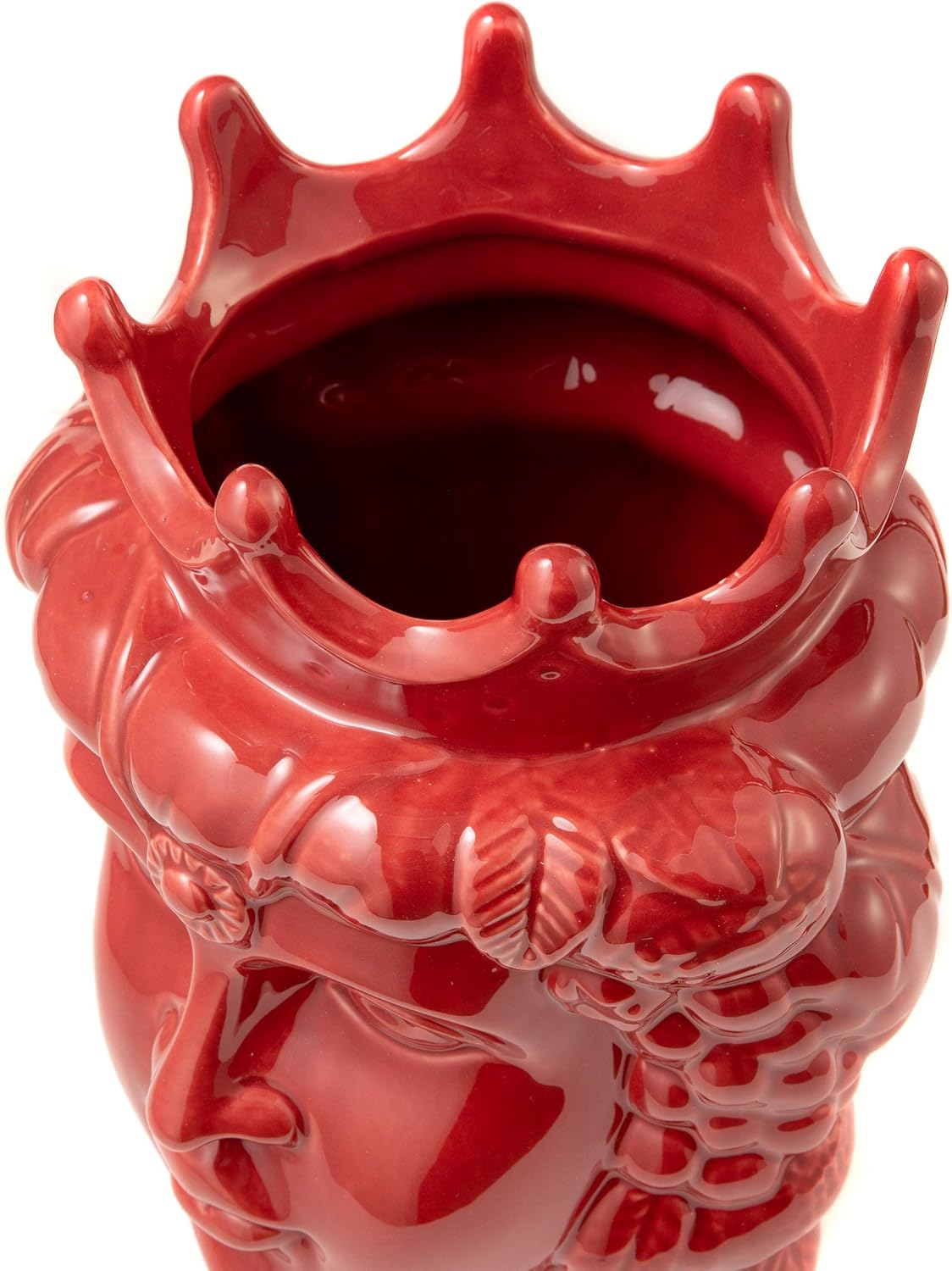 Thumbnail 1 de Baroni Home Tête de Moro Vase en Porcelaine – Style sicilien et italien, 18x22x31 cm