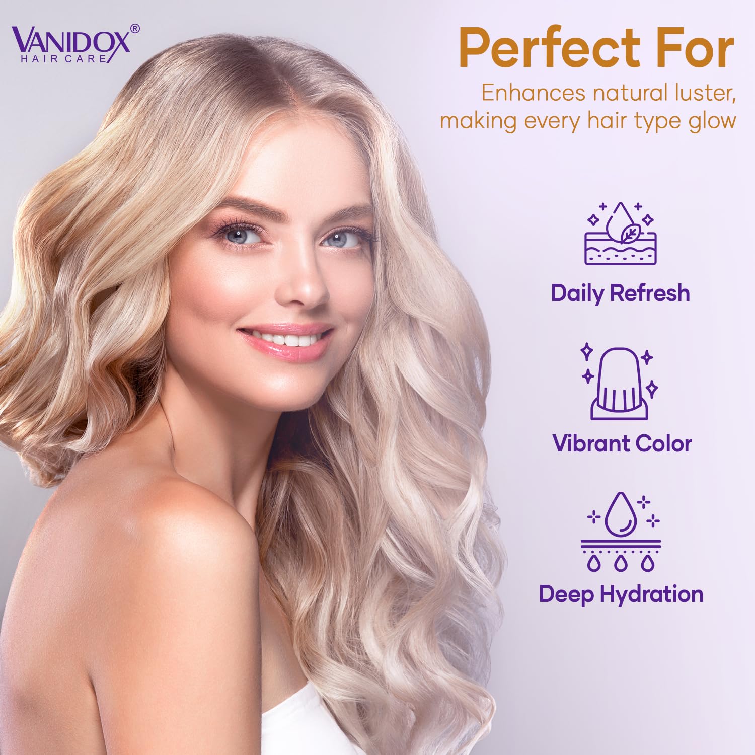Detalle 1 de VANIDOX Purple Shampoo, 16 fl oz