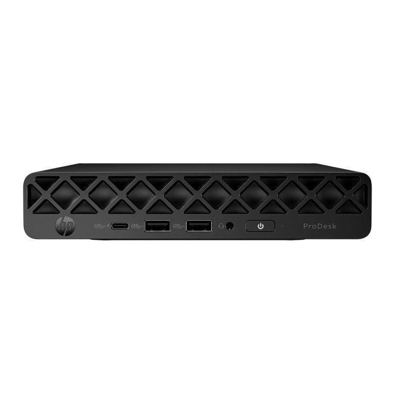 Detalle de HP ProDesk 4 Mini G1i: mini PC profesional con IA local y Windows 11 Pro