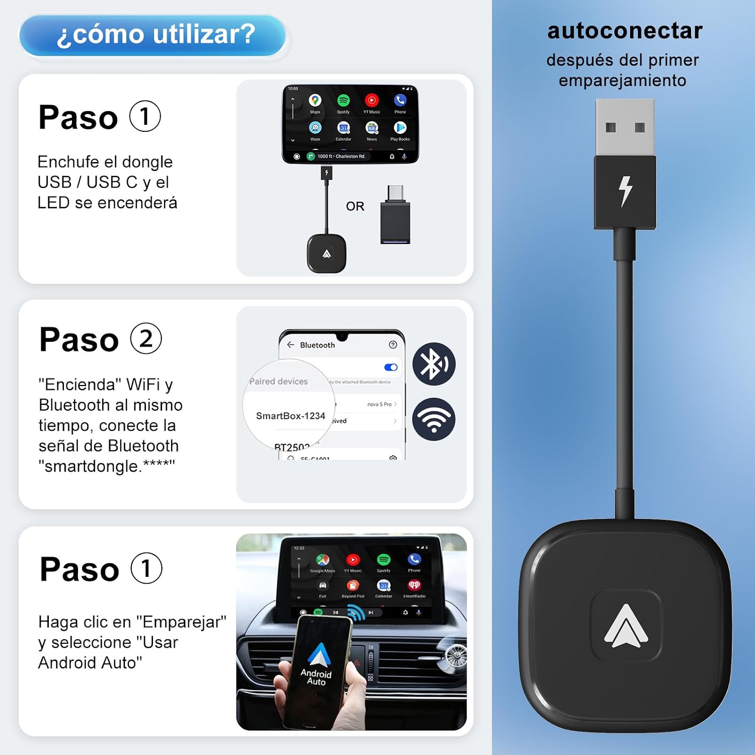 Thumbnail 4 de Adaptador Android Auto Inalámbrico 5,8GHz