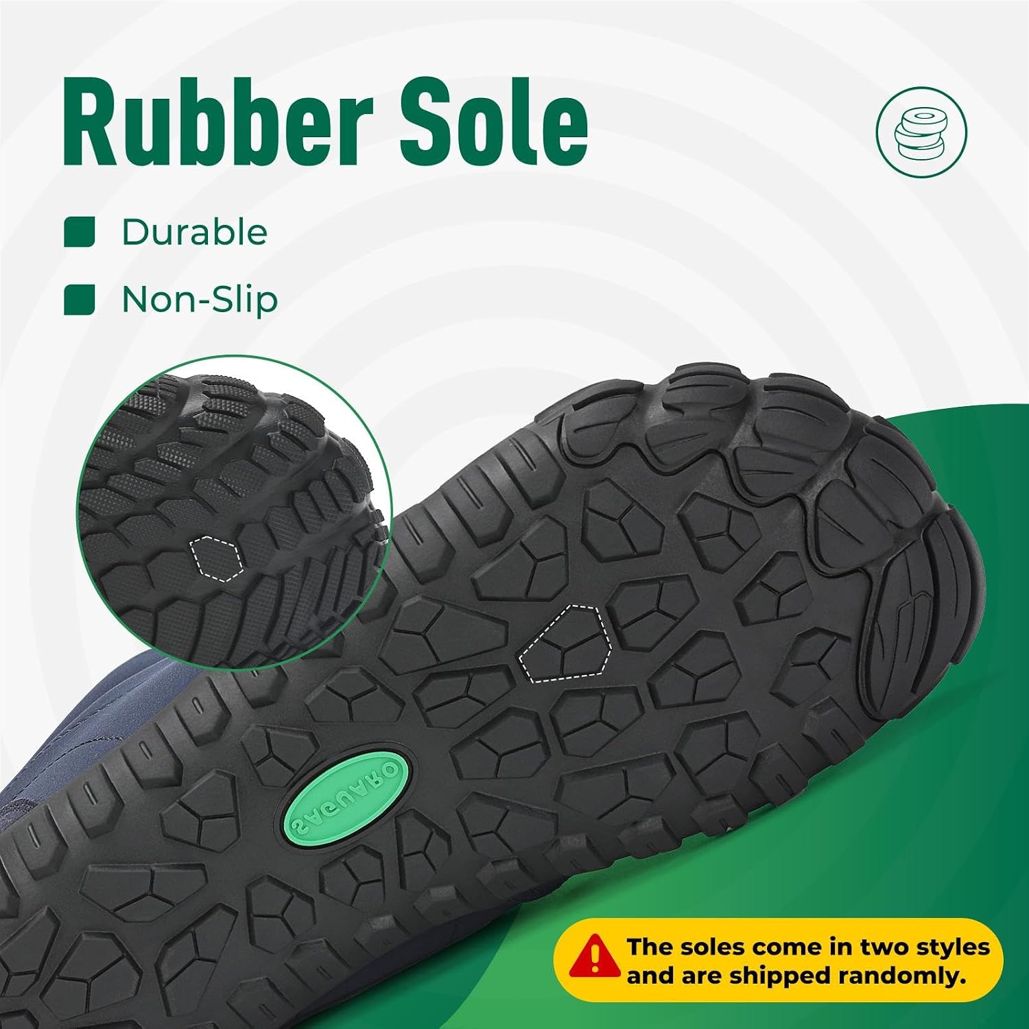 Detalle de SAGUARO Barefoot Shoes uomo/donna minimaliste da trail con punta ampia e suola antiscivolo