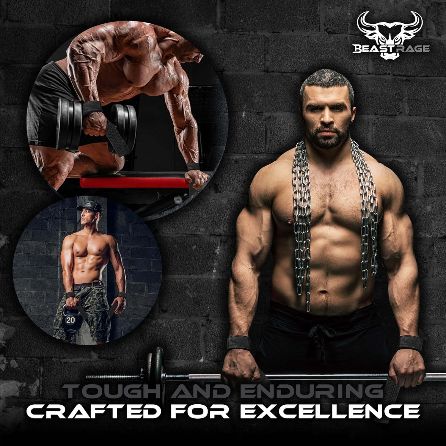 Detalle 2 de Weight lifting wrist straps for support