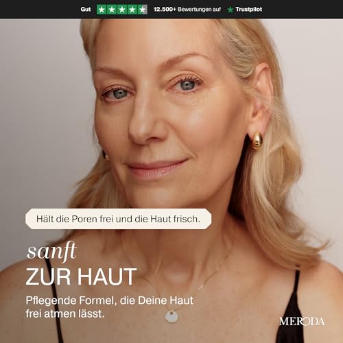 Detalle de MERODA Changing Foundation SPF 15 – Farbwechselnde Foundation für reife Haut