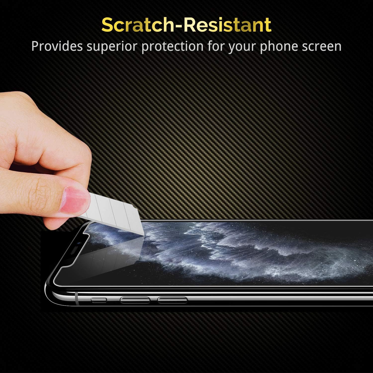 Detalle de UNBREAKcable 3-Pack Screen Protectors for iPhone 11 Pro Max / XS Max