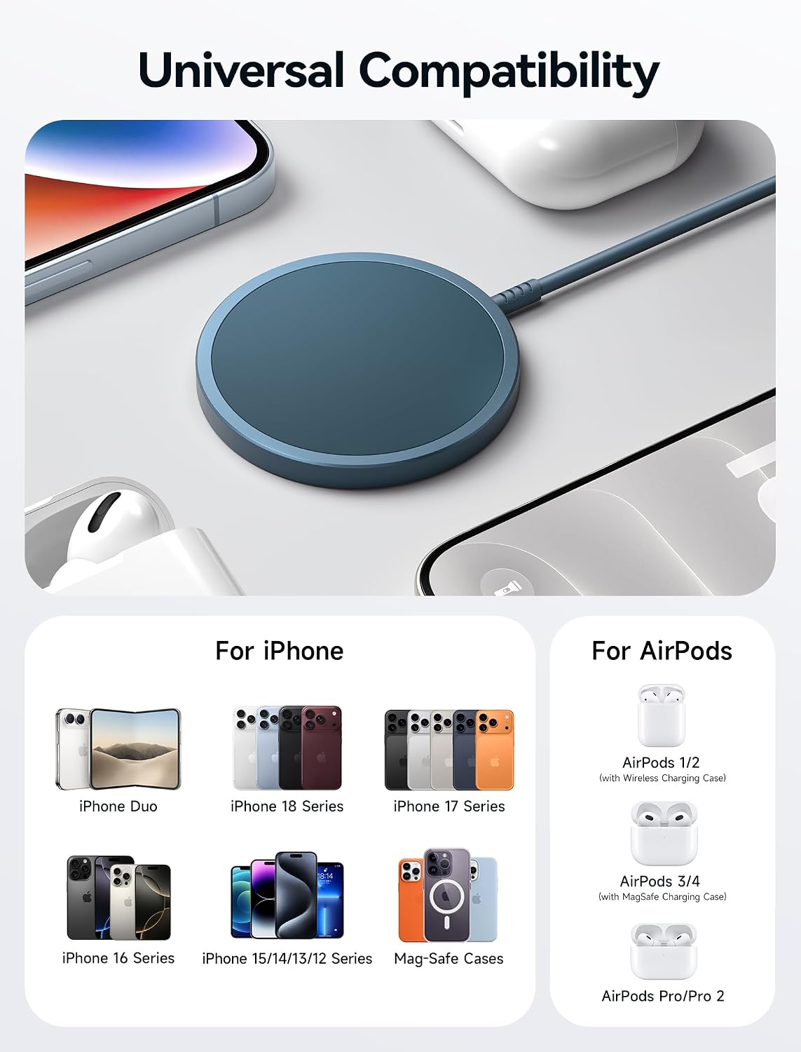 Thumbnail 6 de JSAUX MagSafe Charger for iPhone 17 🪫