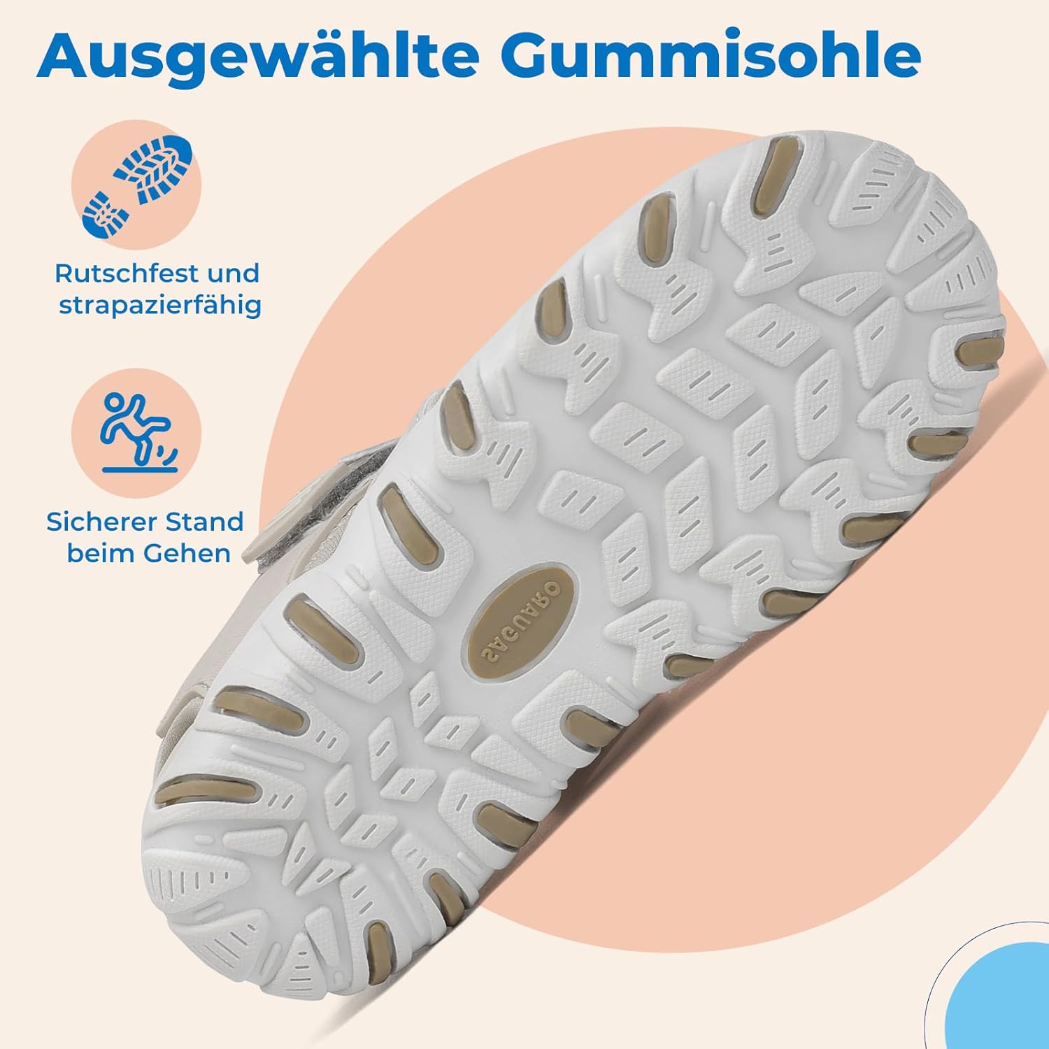 Thumbnail 6 de SAGUARO Sandalen Jungen mit geschlossener Zehenkappe – geschlossene Trekkingsandalen für Sommer, Outdoor & Alltag