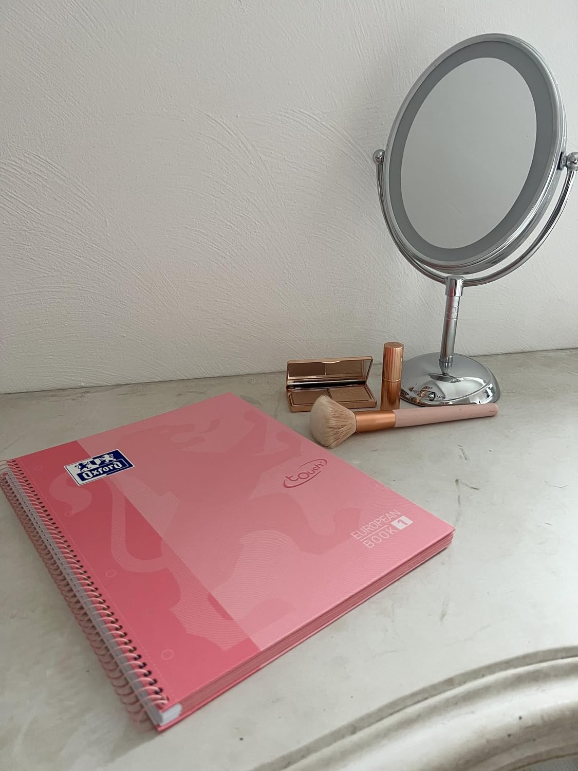 Thumbnail 3 de Oxford European Book 1 A4 kariert – 160 Seiten, Touch Hardcover in Rosa