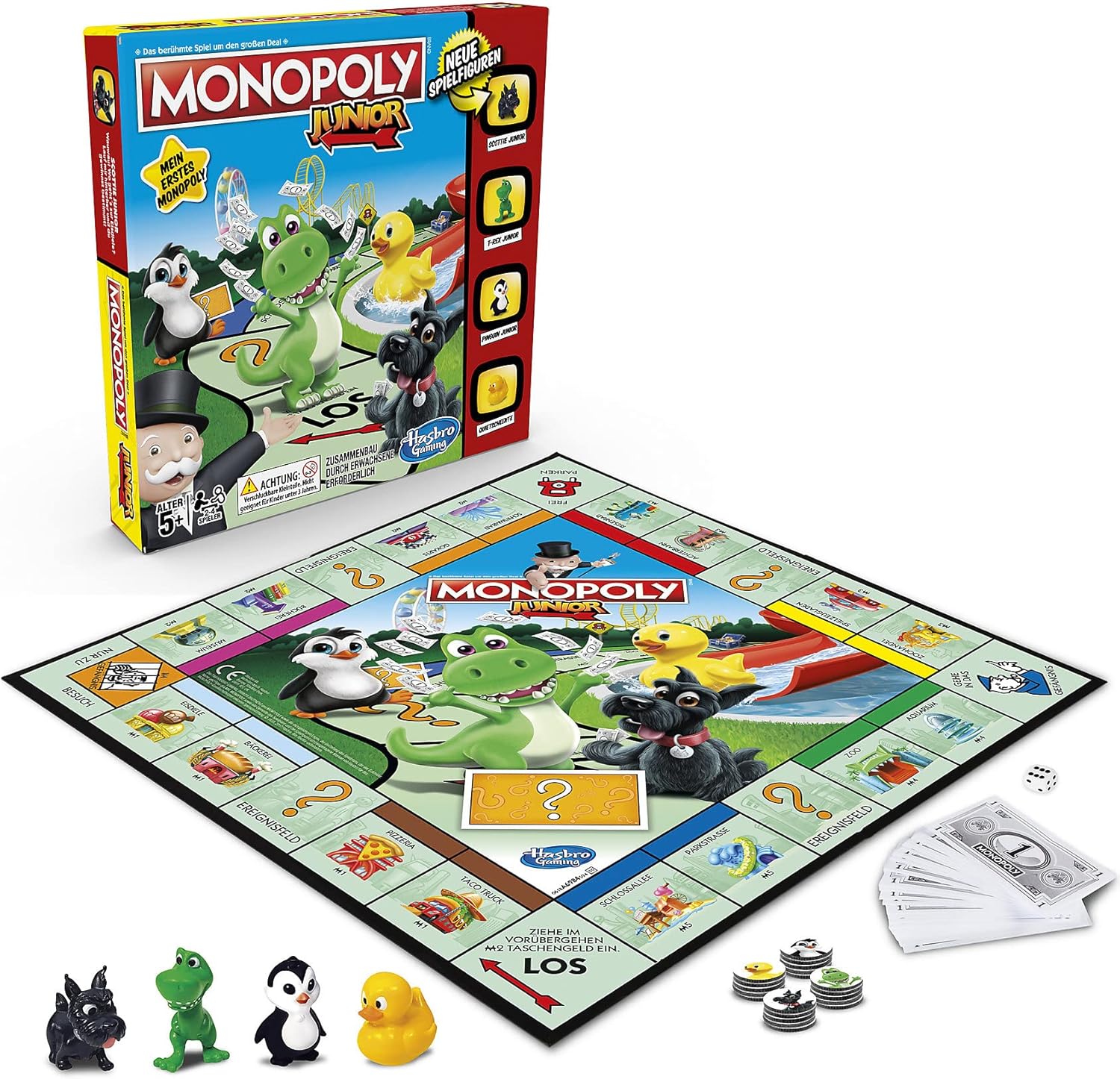 Thumbnail 2 de Monopoly Junior für Kinder ab 5 Jahren – das Geld-Spiel mit freundlichen Figuren